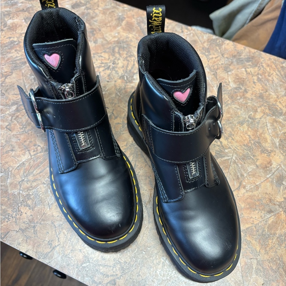 Dr. Martens X Lazy Oaf Buckle Boot! Size 7
